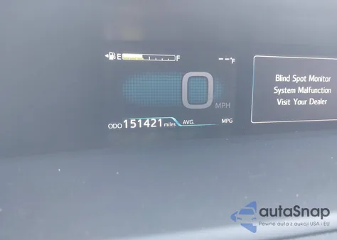 2017 Toyota Prius Four z USA, uszkodzony, nr VIN JTDKARFU3H3536195